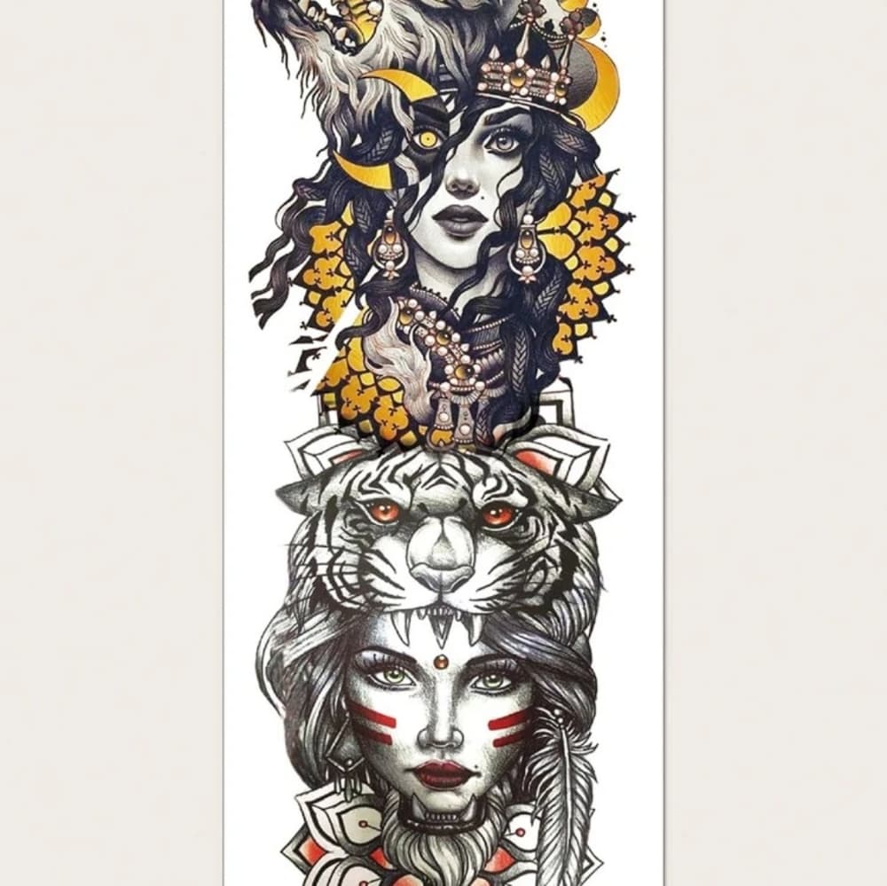 Sexy Women Body Art Temporary Tattoo