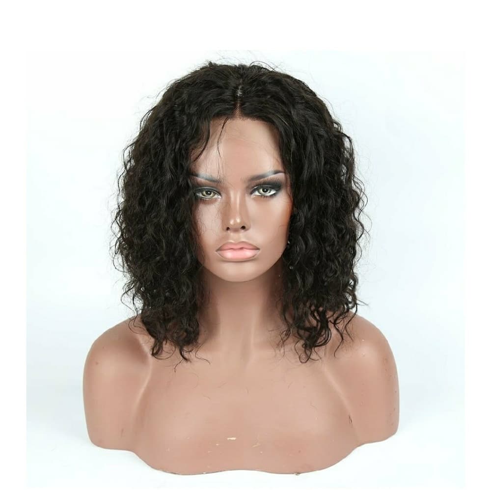 Brazilian Deep Curly Bob LaceFront Wig 12 inches