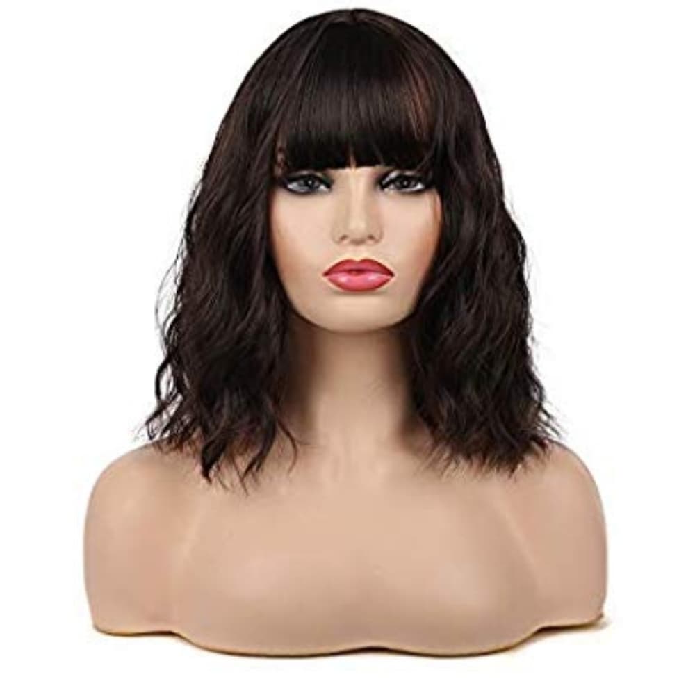 Brown Wavy Beauty Full Wig