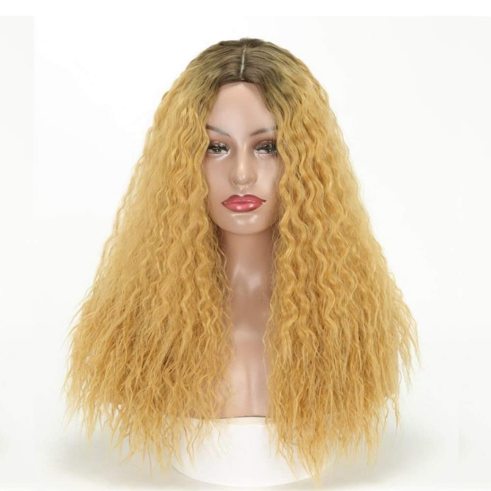 Ombre Blonde Curl Waves