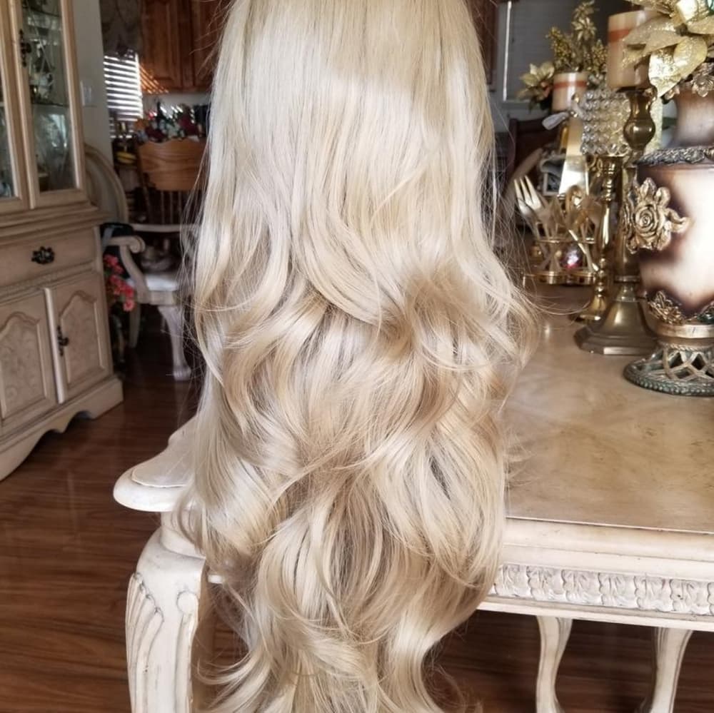 Ash Blonde Beauty Lace Front Wig