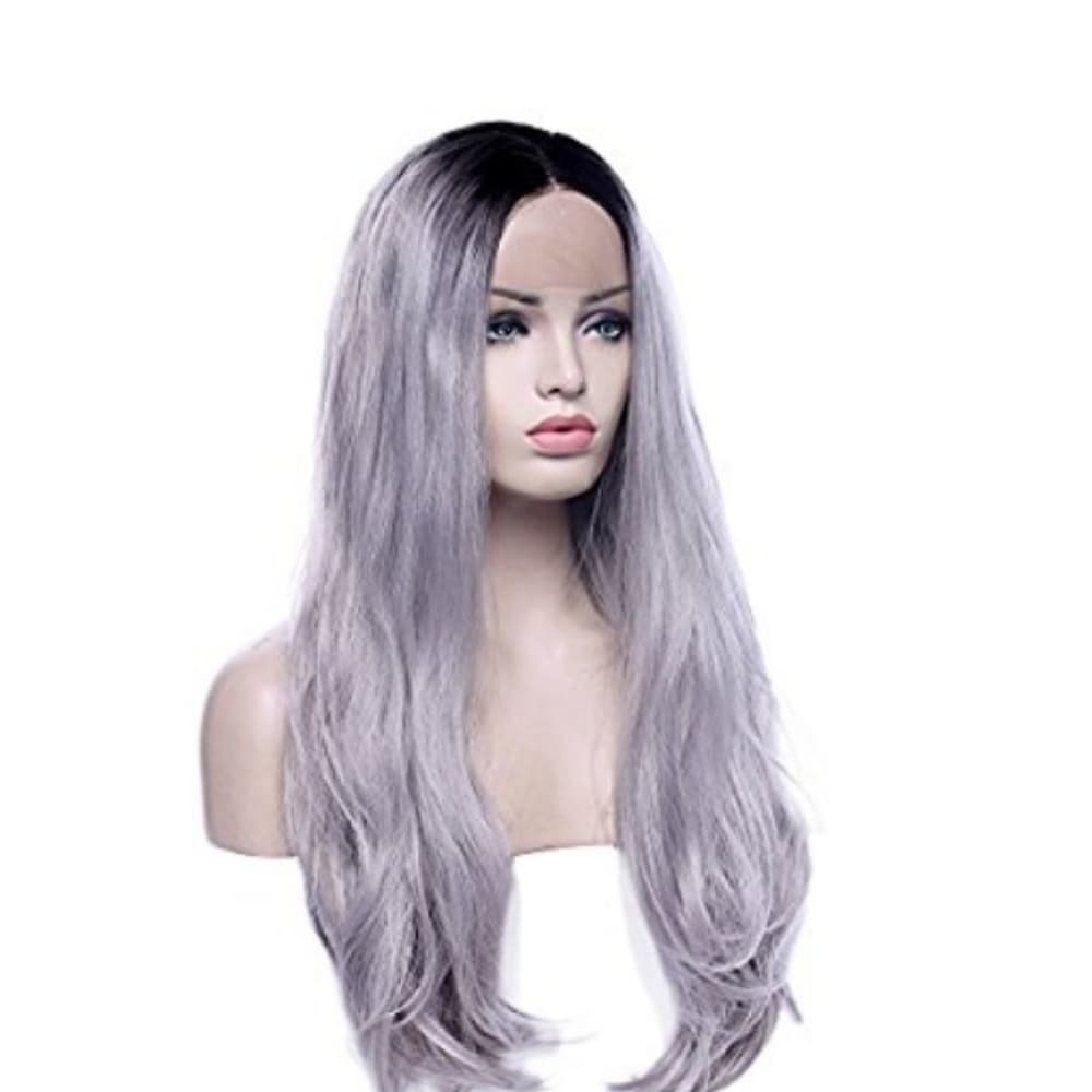 Ombre Gray Lace Front Wig