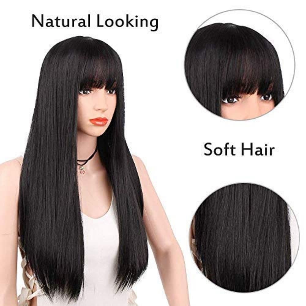 Black Brown Beauty Full Wig