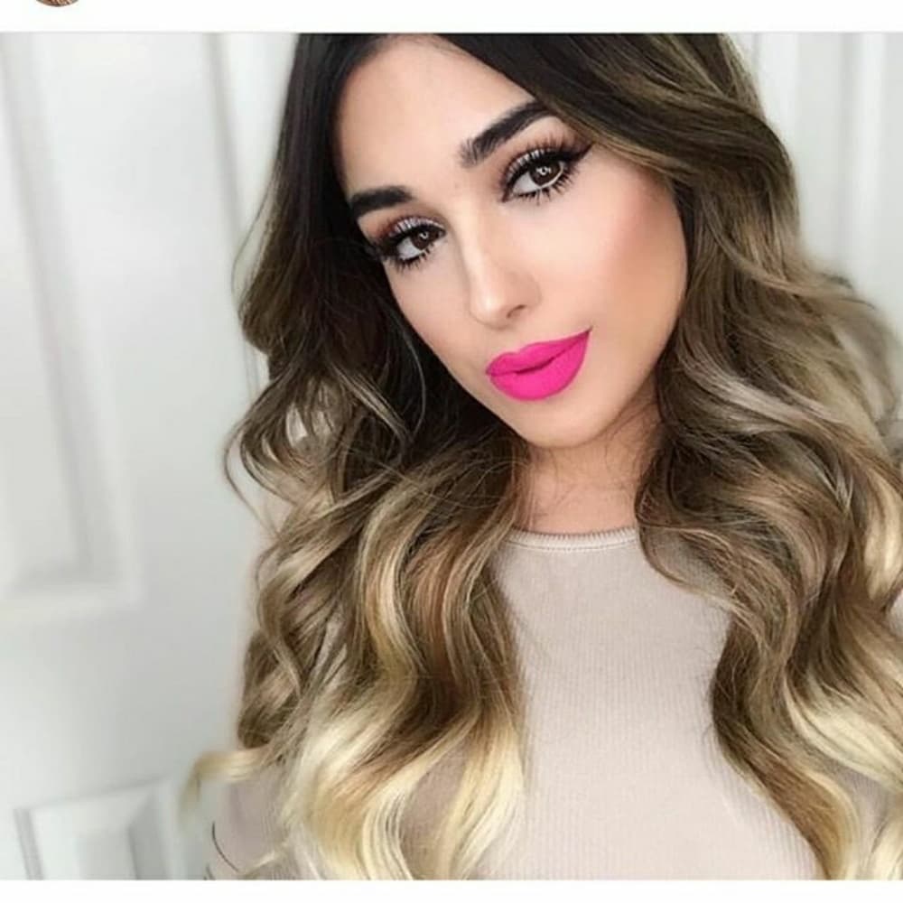 Ombre Beauty Virgin Human Hair Wig 20-22 inches!!