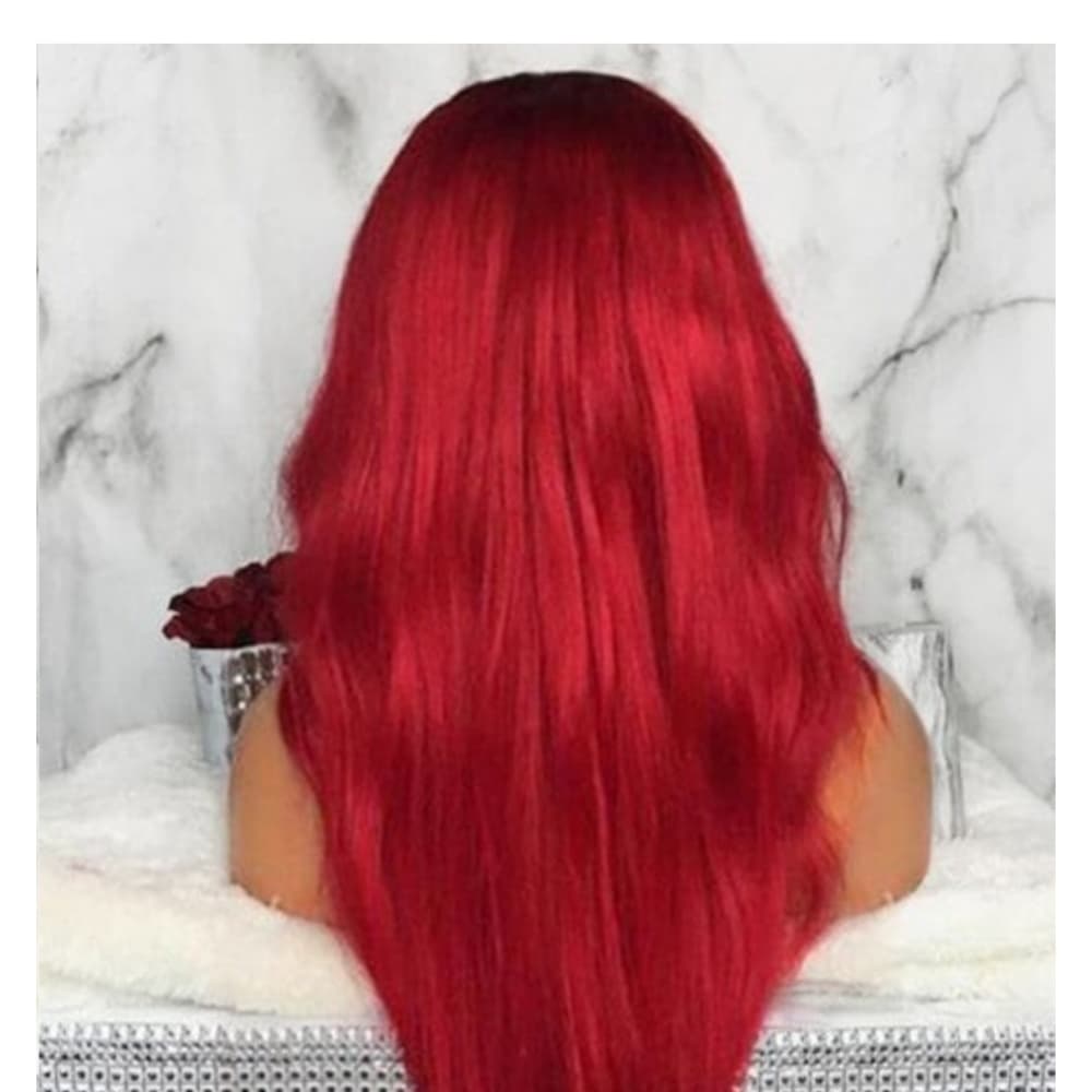 Red Ombre Lace Front Wig
