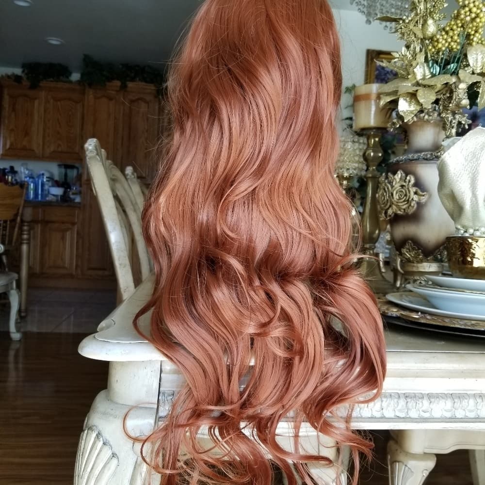 Copper Red Lace Front Wig
