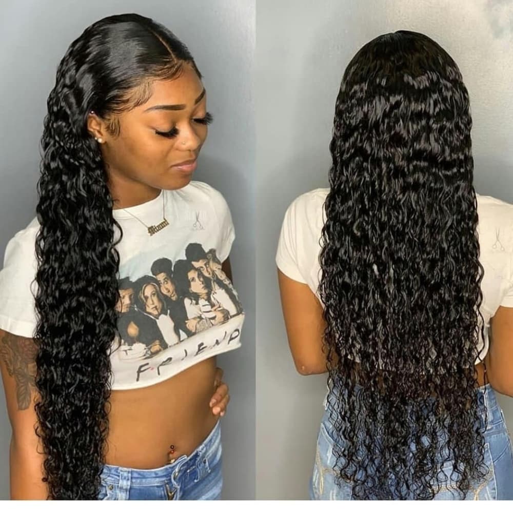 Virgin Brazilian Curly Lace Front Wig