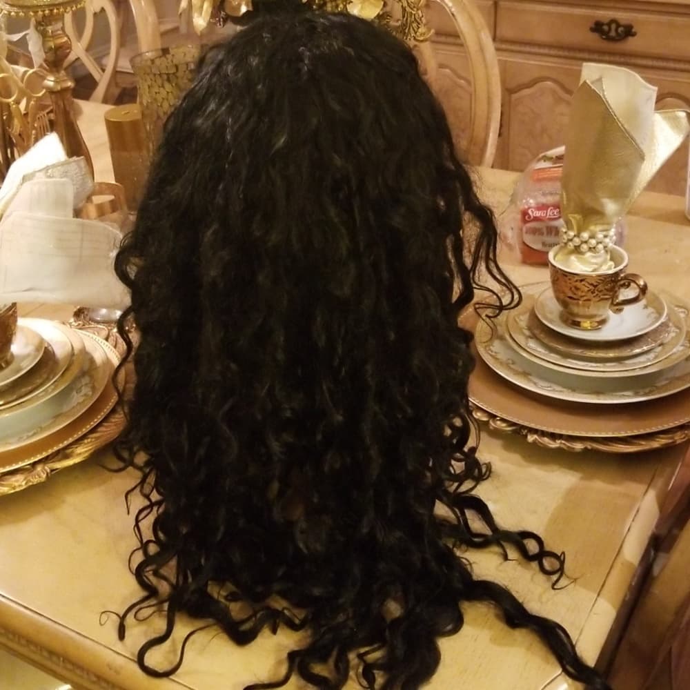 Used Curly Lace Front Wig