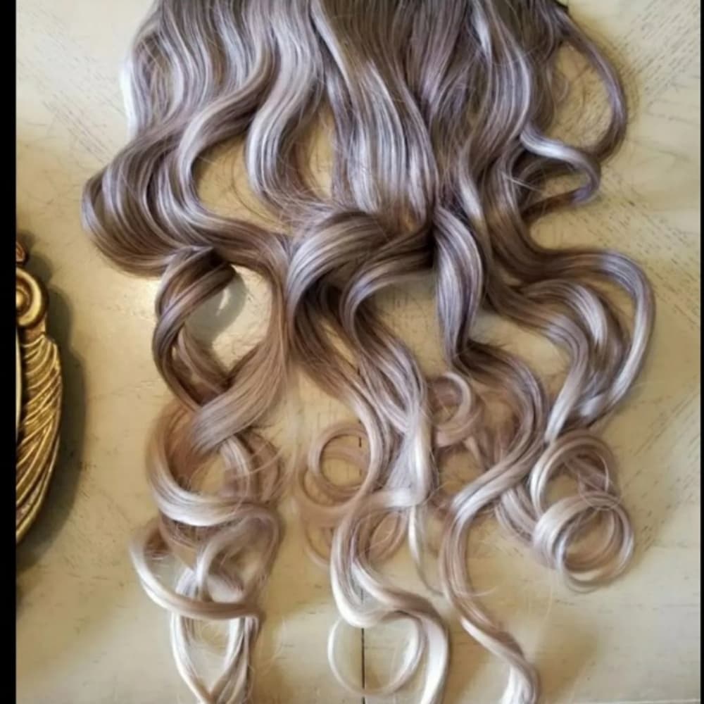 Ombre Blonde One Piece Clip In Extension
