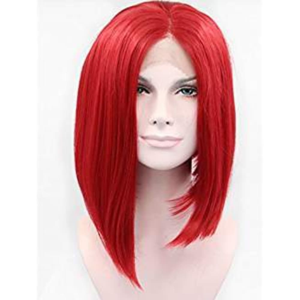Red Beuty Human Hair Blend Wig!!