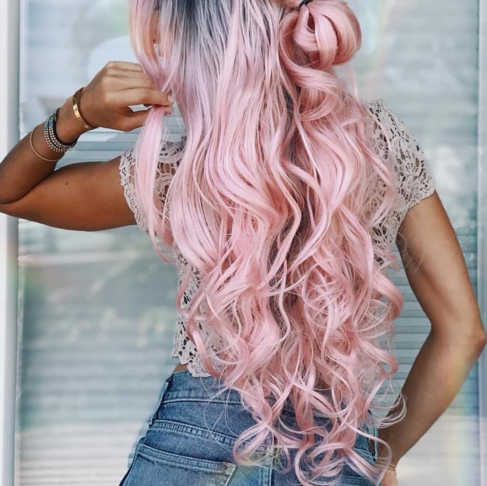 Ombre Pink Beauty Lace Front Wig