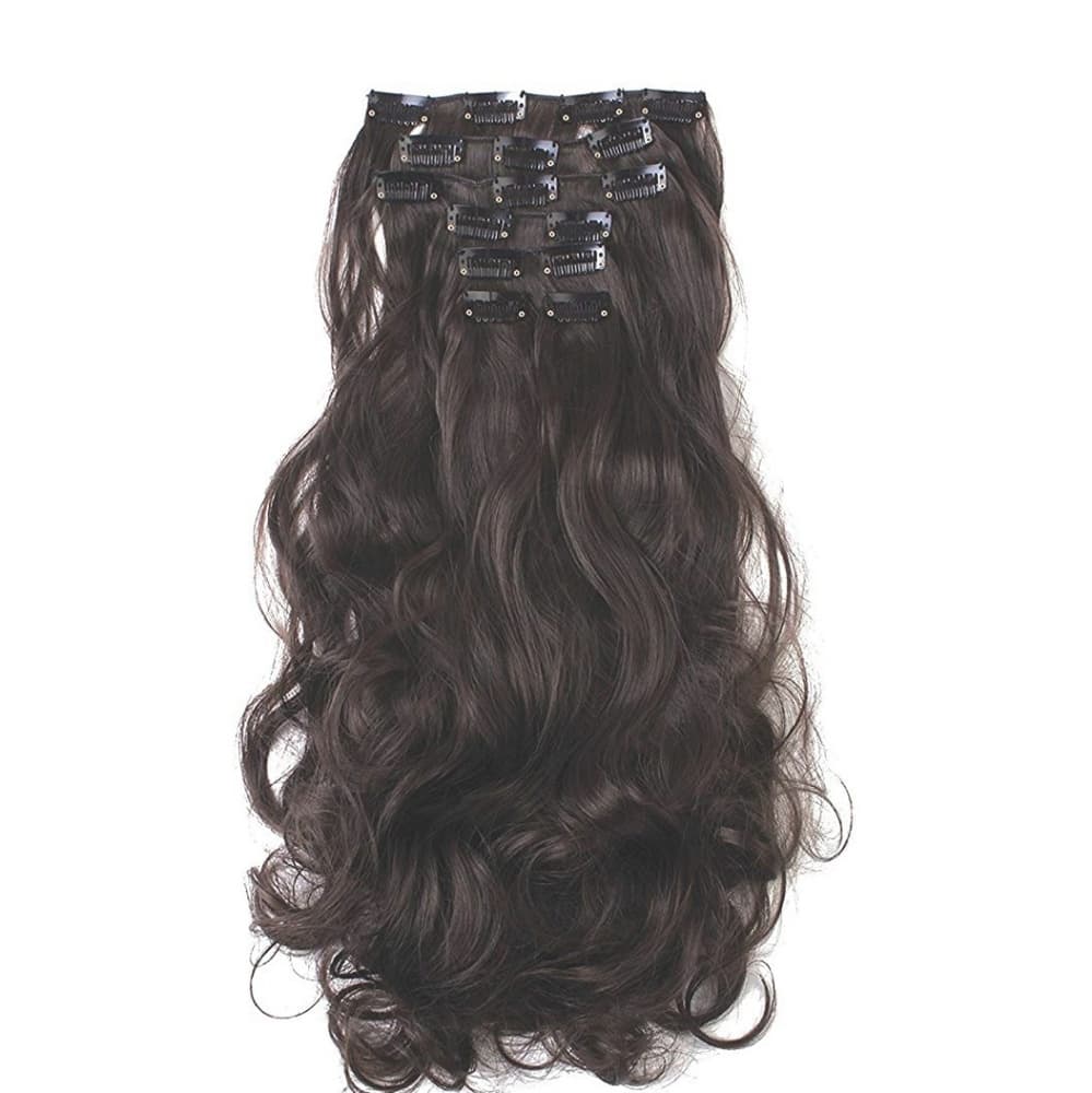 Medium Brown Full Head clip in Extension