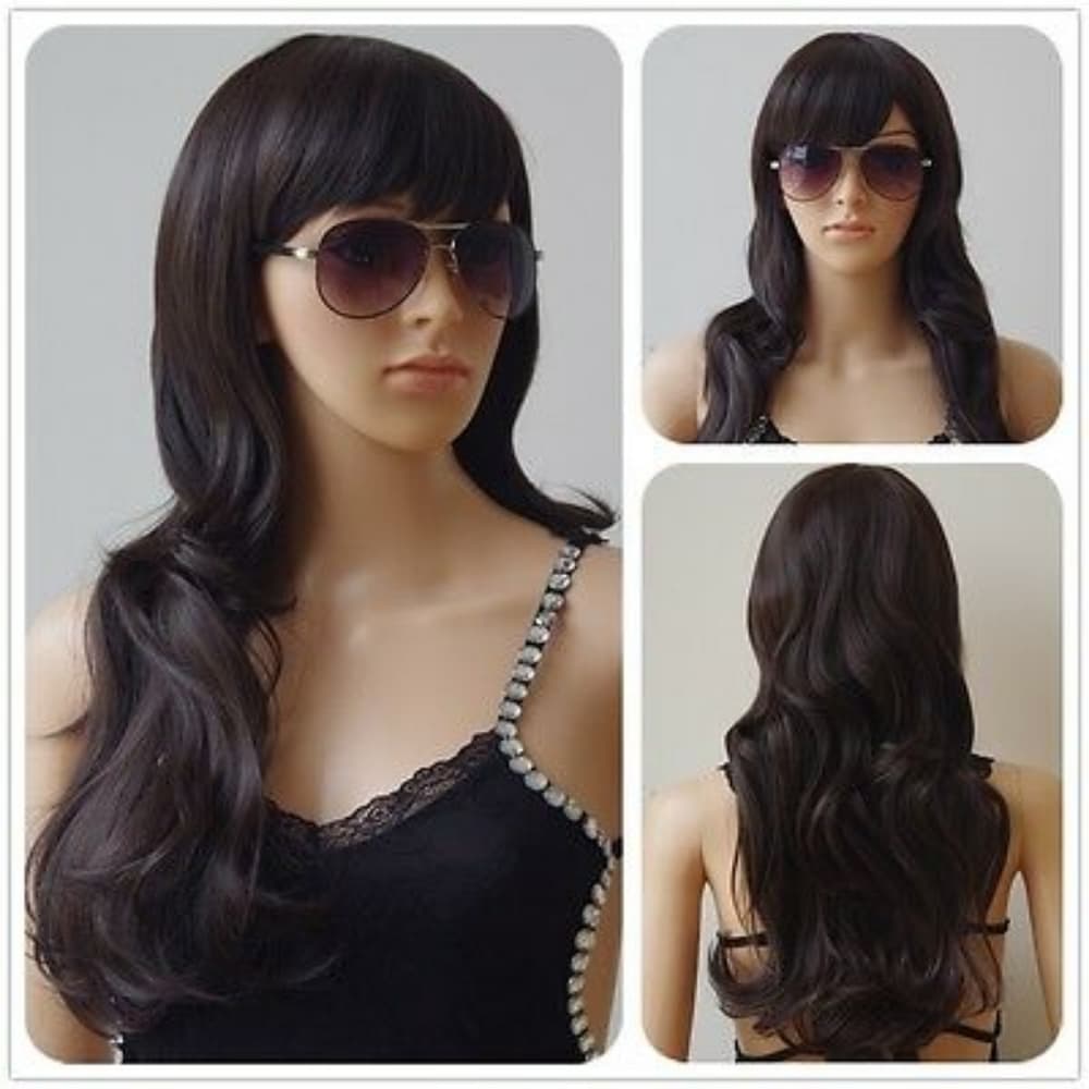 Brown Wavy Beauty Full Wig