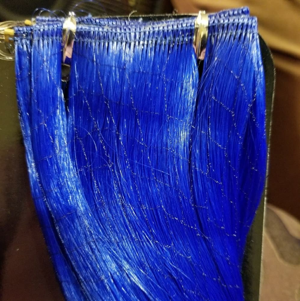 Dark Blue Clip In Extension