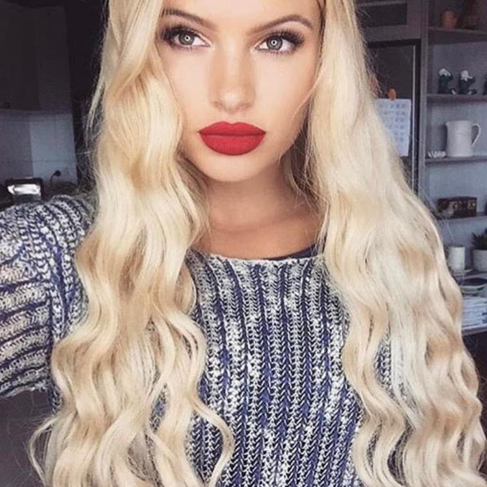 Blonde Wavy Lace Front Wig