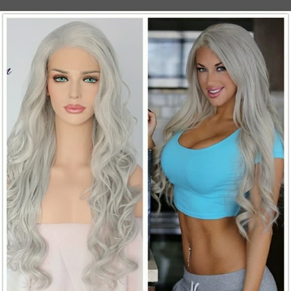 Gray Beauty LaceFront Wig Wig 22-24inches