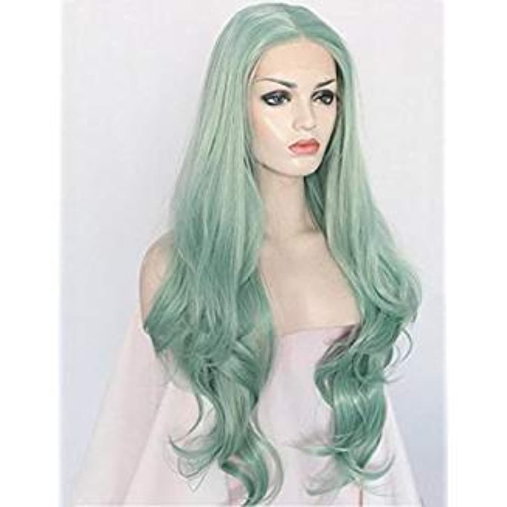 Light Green Ombre Beauty Lacefront Wig!!
