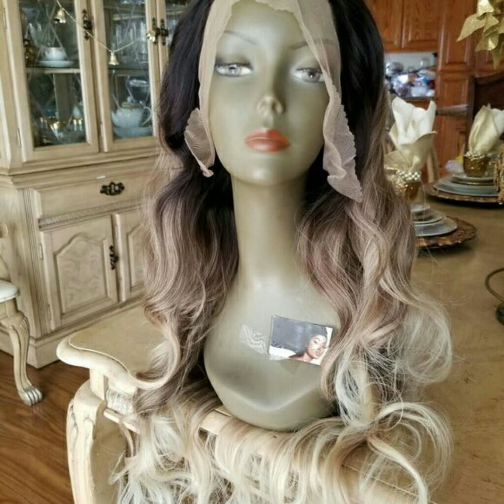 Ombre Blonde Lace Front Wig