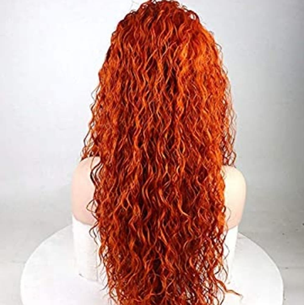 Copper Red Waterwave Lace Front Wig