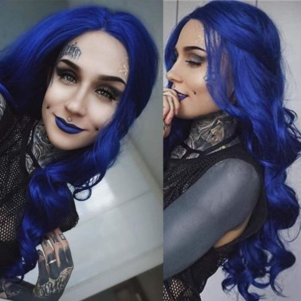 Blue Beauty Lace Front Wig