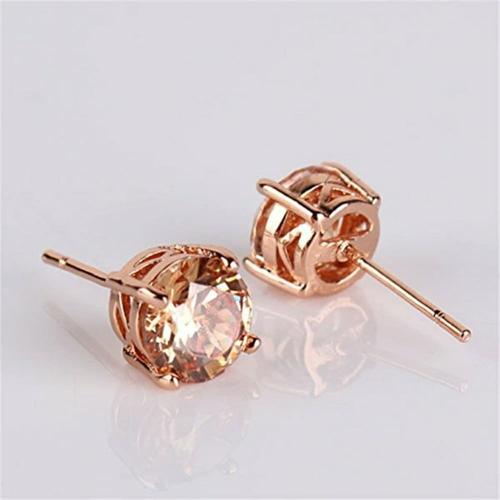 Rose Gold Beauty Earrings