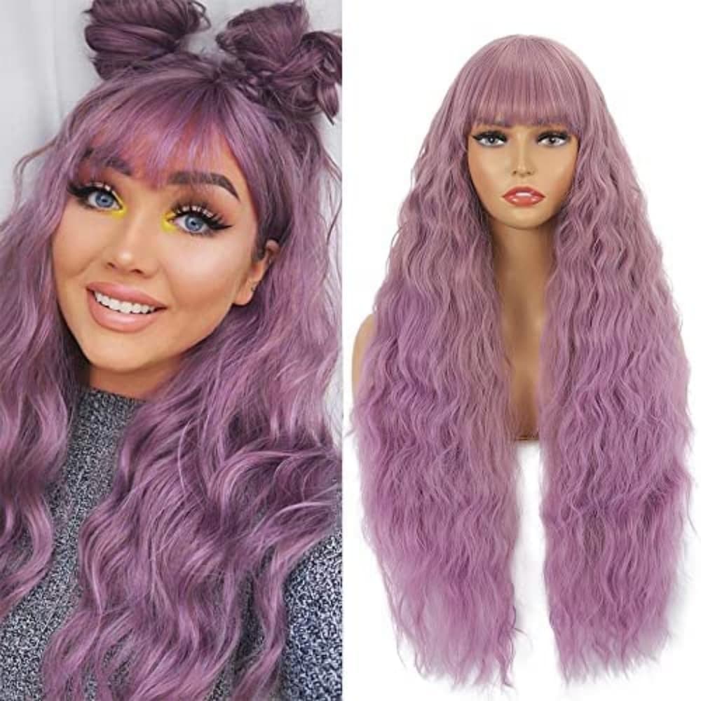 Light Purple Beauty Full Wig