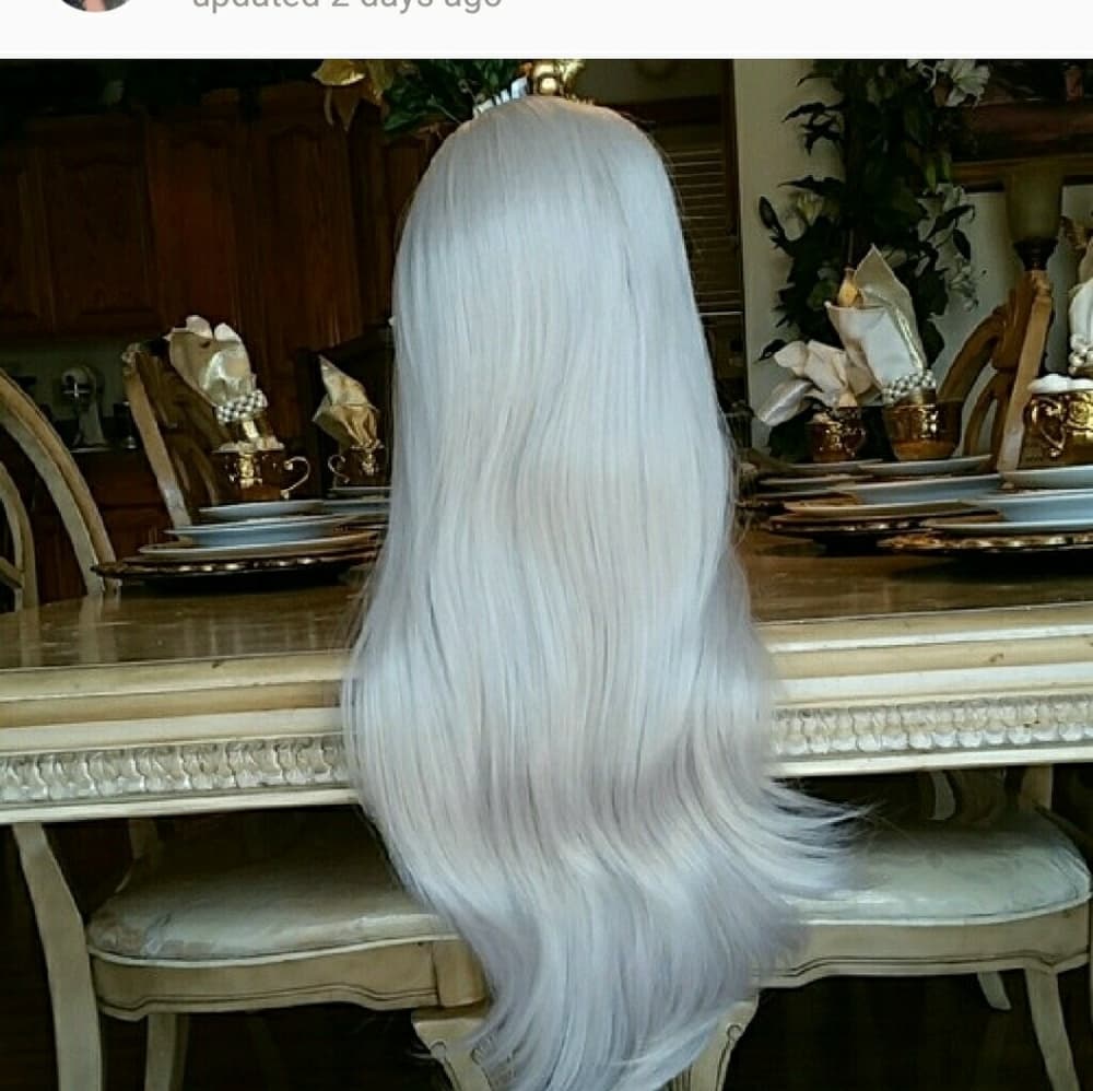 White Beauty Lace Front Wig