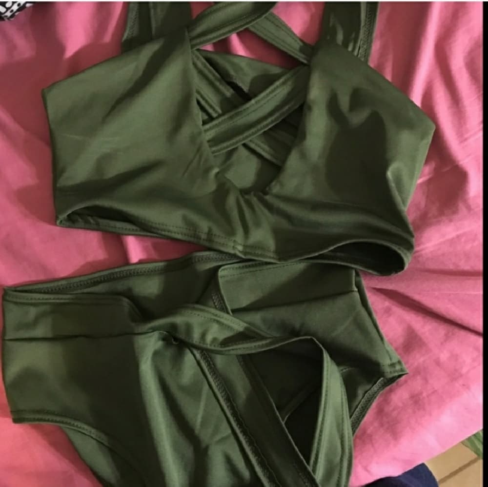 Beautiful Army Green Bikini