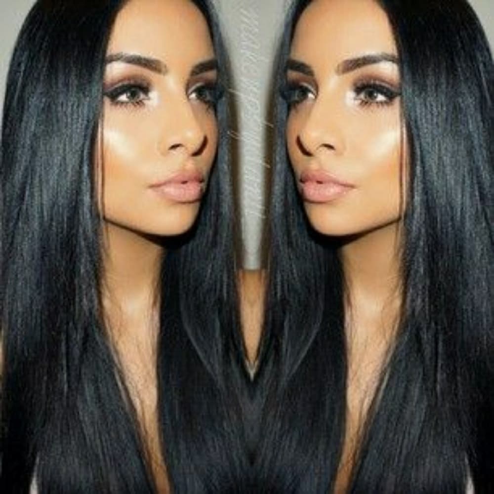 Black Virgin Hair LaceFront Wig 20-24 inches!!