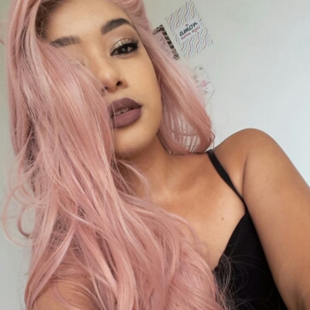 Pink Beauty Lace Front Wig