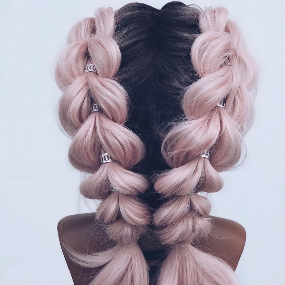 Ombre Pink Beauty Lace Front Wig