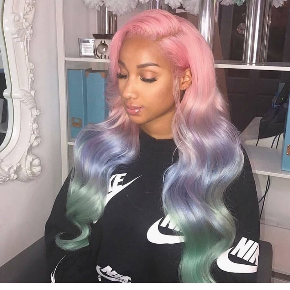 Rainbow Beauty Lace Front Wig 24-26 inches