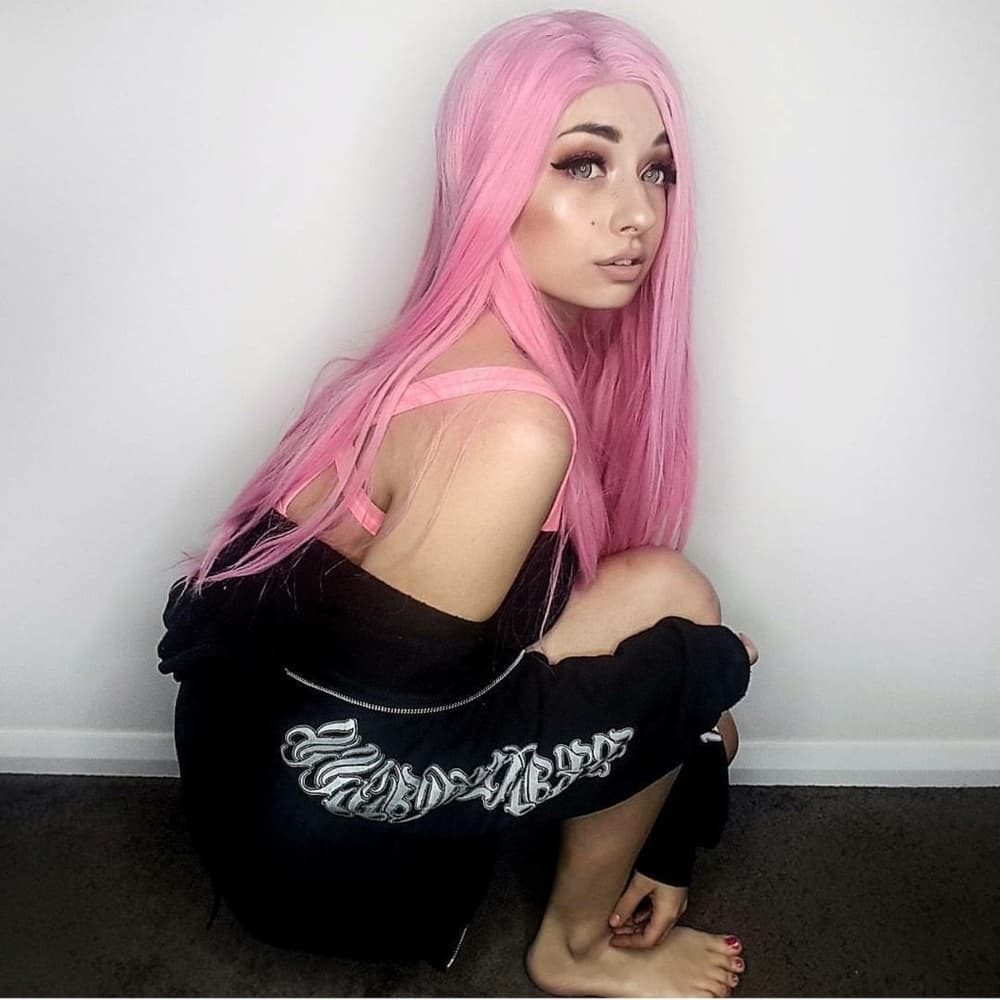 Pink Beauty Lace Front Wig