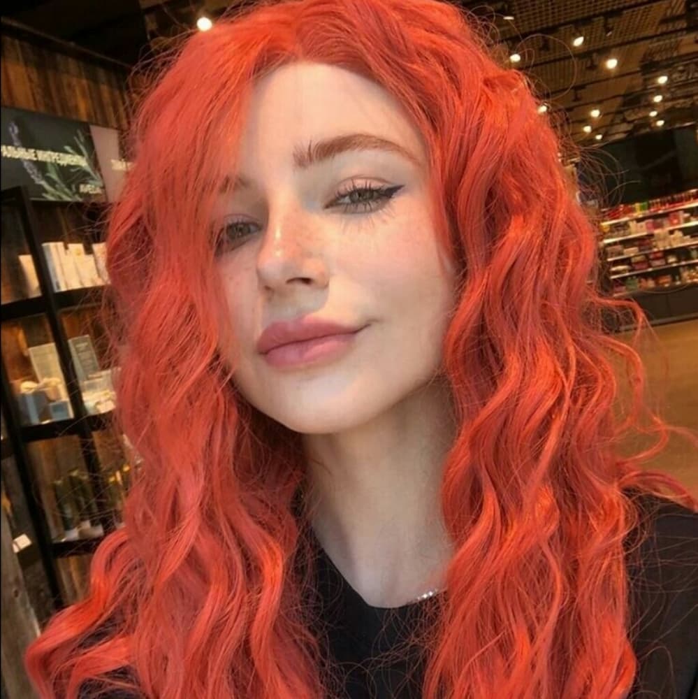 Copper Red Beauty Lace Front Wig