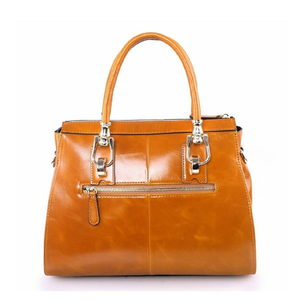 Womens/Lady's Handbag Vintage Luxury Wax Genuine L