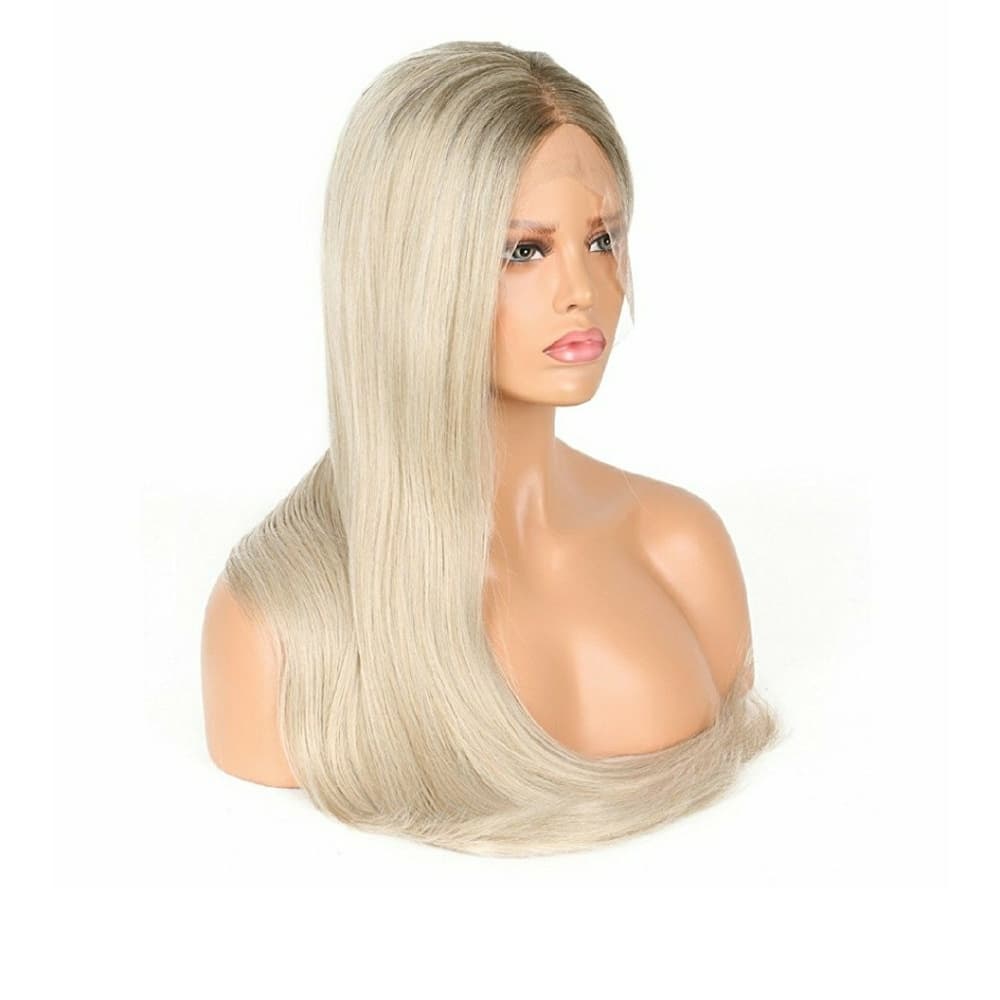 Blond White Ash Blonde Lacefront Wig