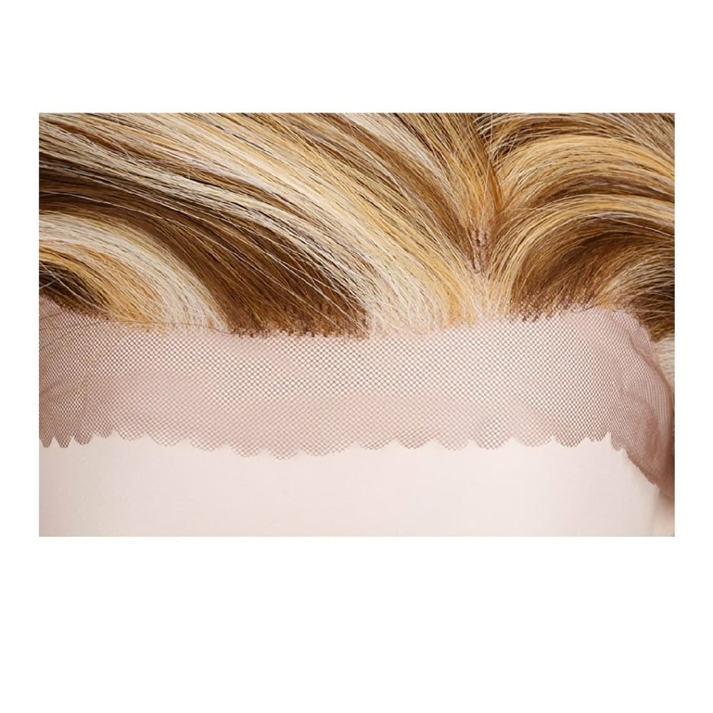 Light Blonde Brown Orange Beauty Wig