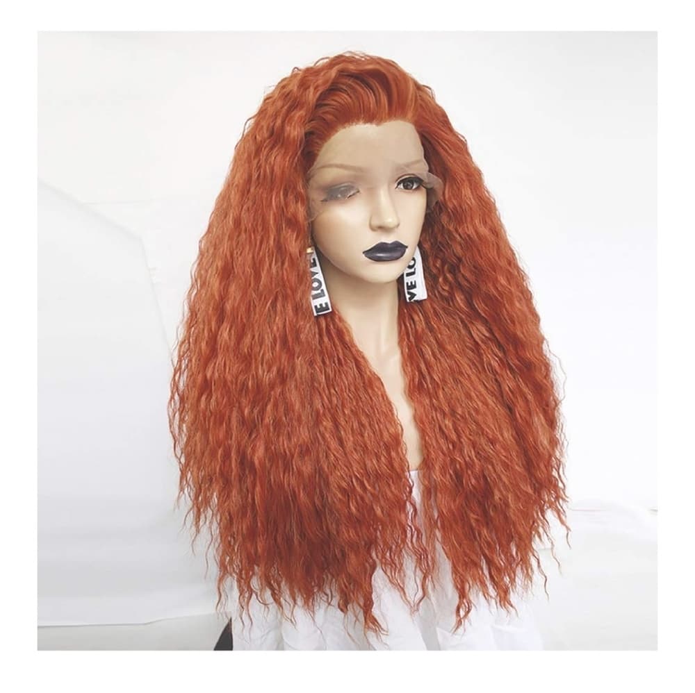 Waterwave Red Beauty Lace Front Wig