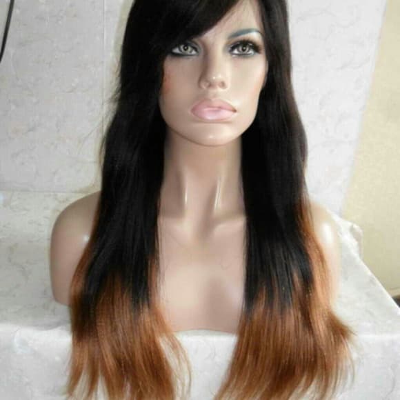 Beautiful Ombre Indian Remy Lace Front Wig