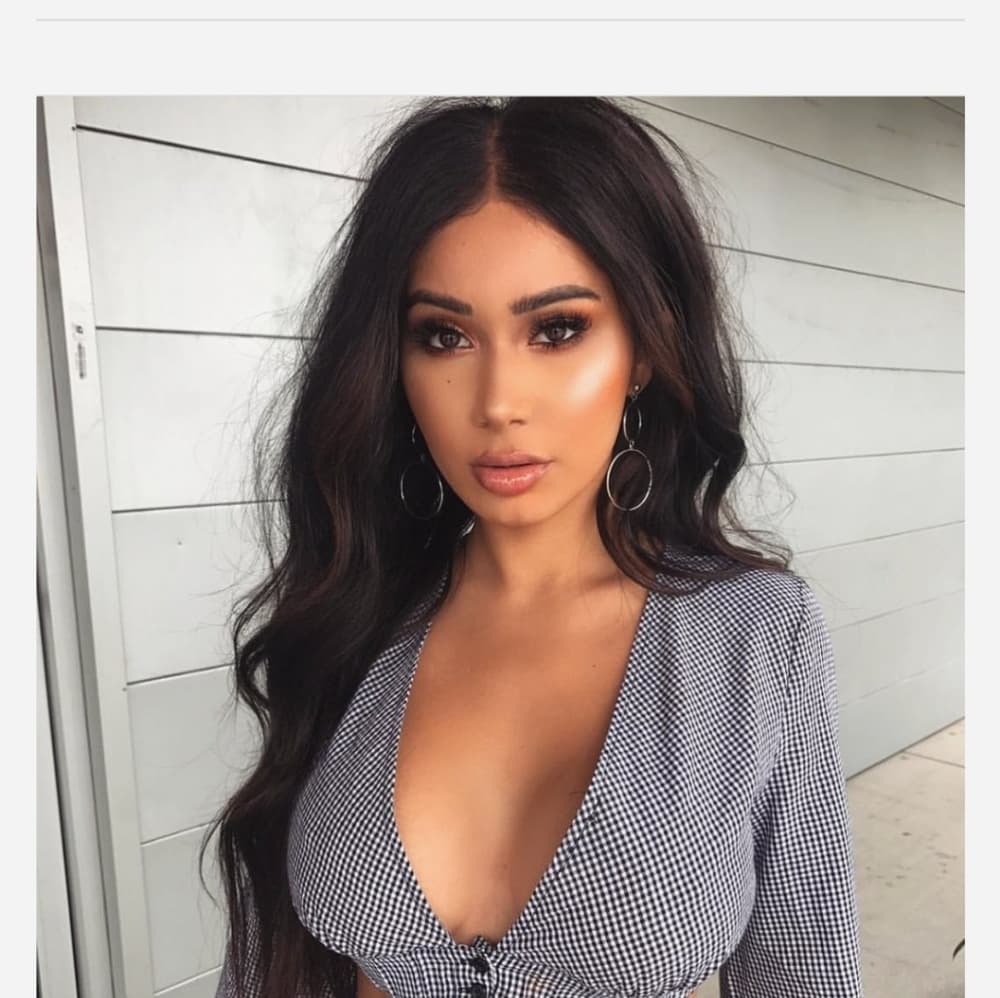Dark Brown Wavy Beauty Lace Front Wig