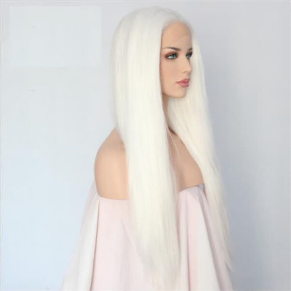 Blonde White Beauty Lace Front Wig