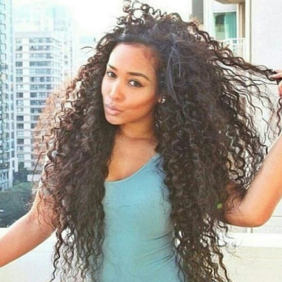 Curly Malaysian Remy Full Lace Wig 26-28 inches