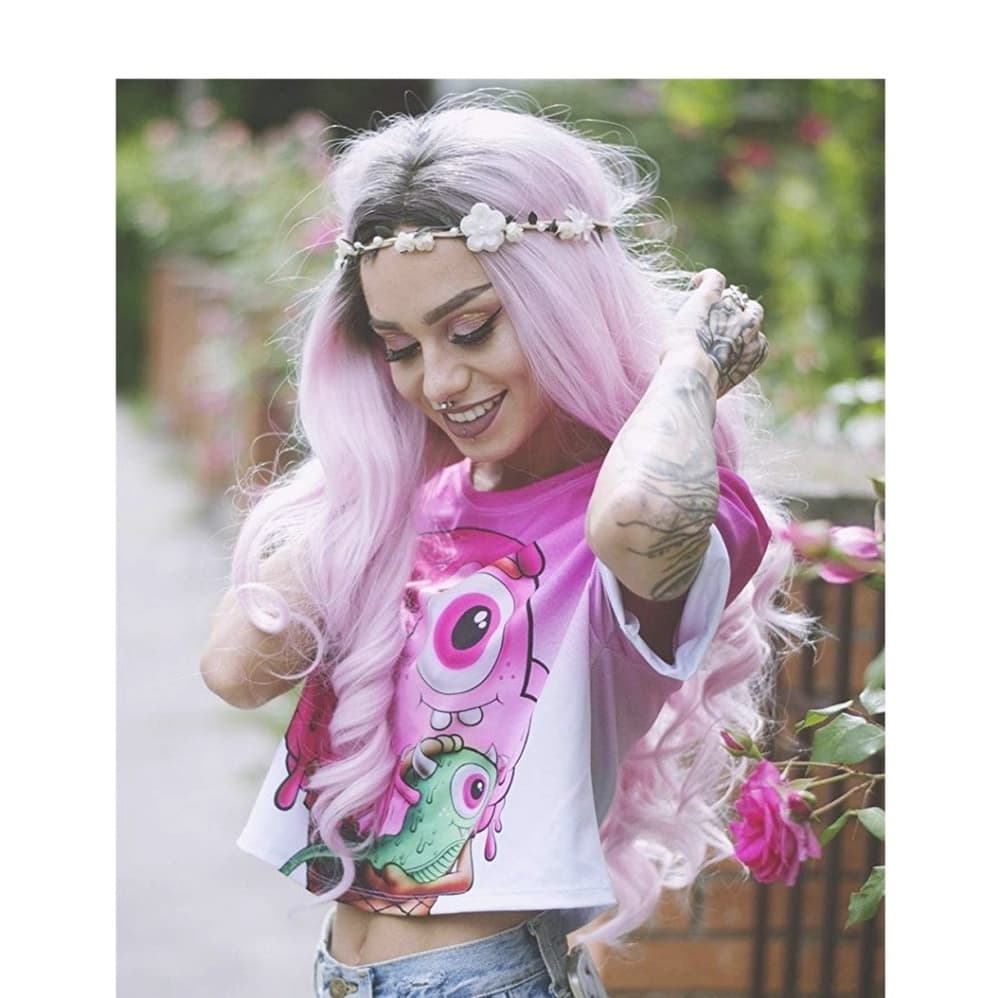 Ombre Pink Beauty Lace Front Wig