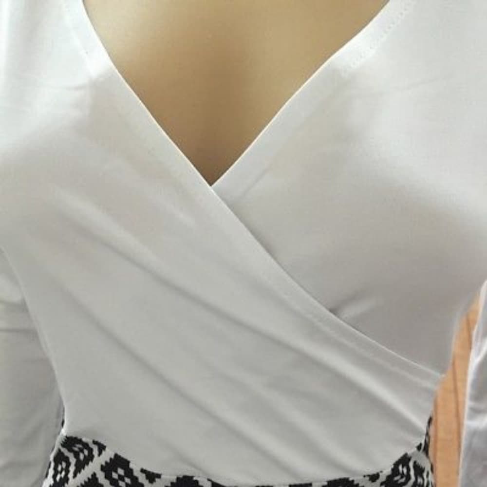 Black and White Beauty Pencil Dress