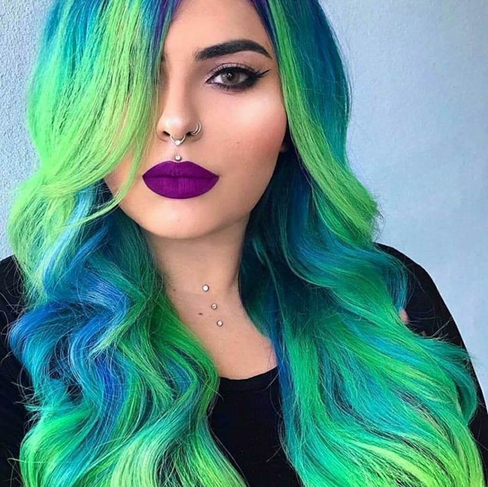 Green Blue Beauty Full Lace 22-24 inches!!