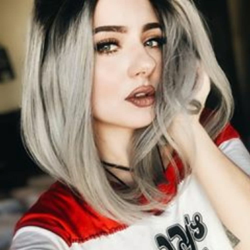 Ombre Black Beauty Lace Front Wig