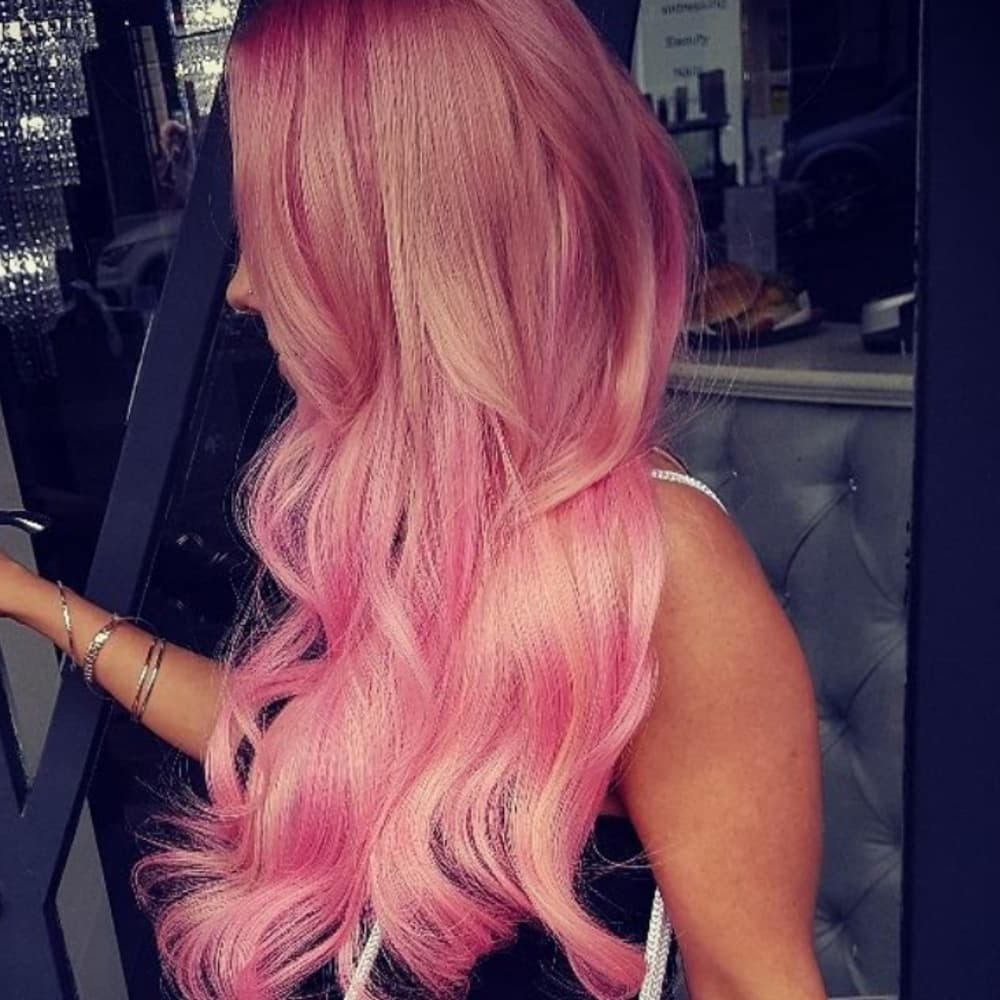 Pink Beauty Lace Front Wig