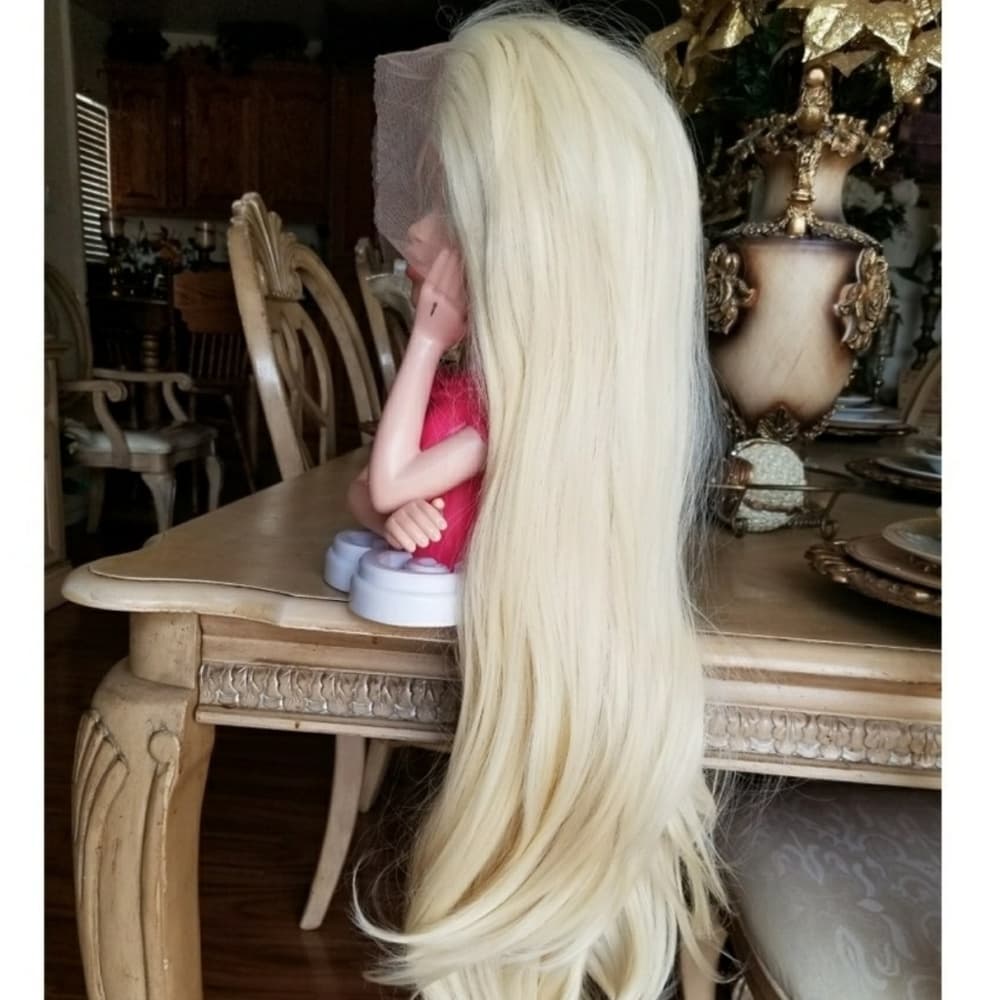 Pale Blonde Beauty Lace Front Wig