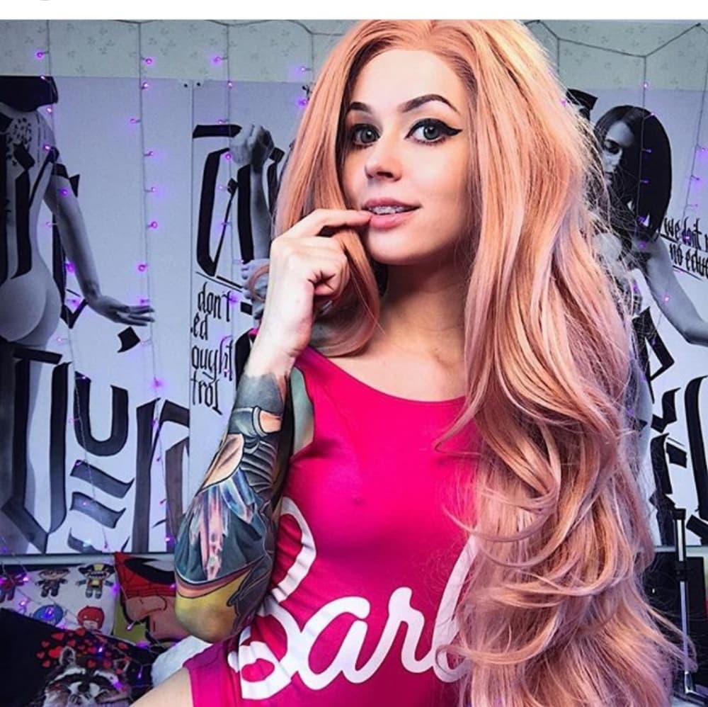 Pink Beauty Lace Front Wig