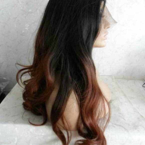 Beautiful Ombre Lacefront Wig #1b/30